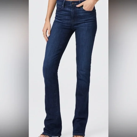 Paige | Manhattan High rise Boot Cut Denim Jeans | Women size 29 - Picture 5 of 16
